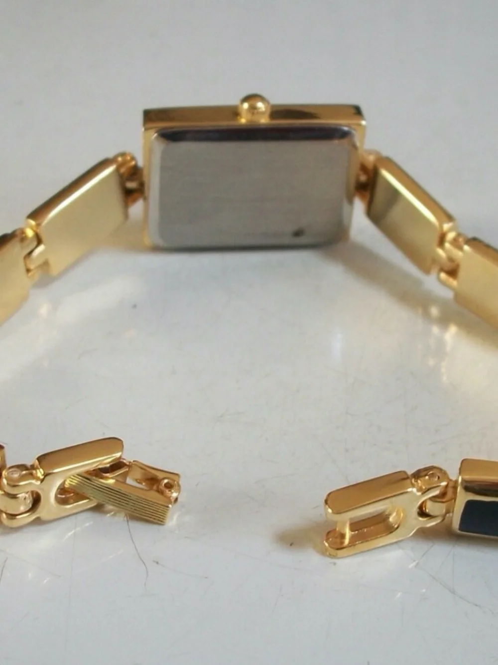 Women's bluish black with gold finish fashion dress up watch